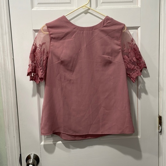 SHEIN Tops Dusty Pink Dress Shirt Poshmark
